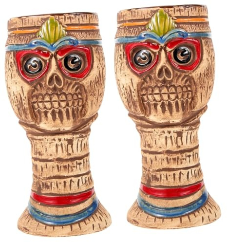Gatuida 2 Pz Tazza Tiki Della Serie Antico Egitto Boccale Di Birra Tazze Da Caffè Tazza Di Frullato Coppa Per Il Vino Tazza Di Caffè Margherita Tazze Di Frullato Da Asporto Kit Ceramica