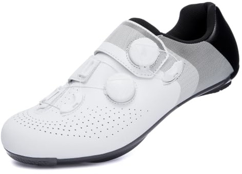 FOTGROY Chaussures de vélo de Route pour Hommes compatibles avec pédales KEO, Chaussures de vélo Unisex compatibles Installation SPD-SL/Peloton Cleats