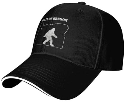 Hattar State of Oregon Bigfoot baseballkeps jakt | Basebollhatt personliga herrhattar kepsar för aktiviteter promenader utomhus