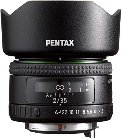 Pentax 22860 Camera Lens Compact Camera Lens 6/5, Standard Lens, 0.3 m, Pentax KAF, 3.5 cm