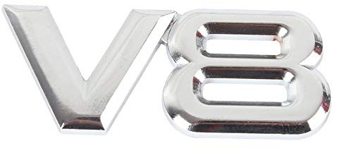 1 Unids 3D V8 Logotipo del Coche Emblema de Metal Etiqueta Engomada de la Insignia Del Cuerpo Del Coche Para