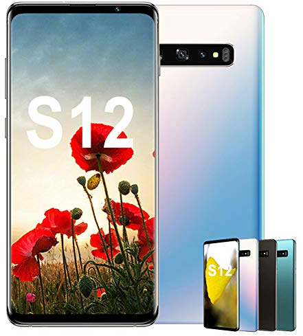 DUYER Smartphones, Mobile Phones Android 6.0 6.1In Ultra High Definition Curved Screen 1+16Gb S12 White