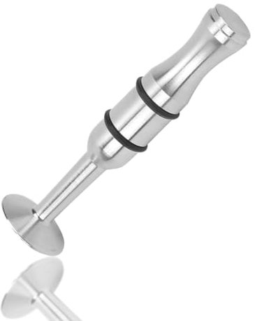 Ansatz-Trainingsgerät Blechbläser-Ansatztrainer für Trompete, Posaune, Waldhorn, Flöte Präzises Muskeltraining, Stärkerer Klang Tragbar, für Orgel Geeignet (Silber)