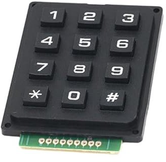 MagiDeal Matrix-, Telefon-Stil, Matrix-, Computer-Eingabegeräte, langlebige Elektronik-Tastaturmodule, 12 Schlüssel 4x3