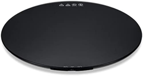 10 Inch Electric Warming Tray Round Hot Plate Food Warmer with Dual Temperature Control 65°C/120°C, Intelligent Food Warmers for The Table