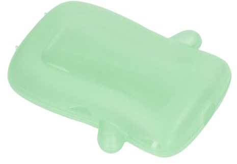 Baby Squeeze Proof Food Pouch, Baby Juice Bag Holder Support Self Feeding Prevent Messes Reusable Adorable for Toddlers (Green)
