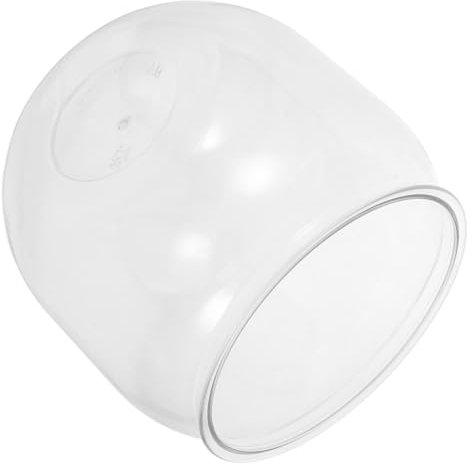 TOGEVAL Unzerbrechlicher Transparenter Aquarium Fischschale Aus Kunststoff Für Schreibtischdekoration Und Aquarienliebhaber Pflegeleicht Und Stabil Für Betta Und Goldfische