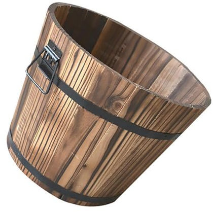 Vasi da giardino creativi | Secchiello in legno per piante grasse,Vaso creativo per piante grasse in miniatura, secchio per piantare balconi all'aperto, decorazione per la casa