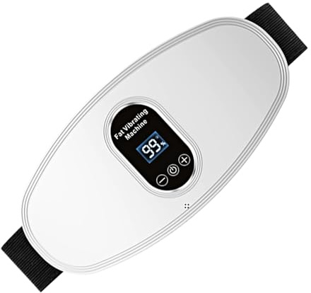 Massageur Abdominal Amincissant - Ceinture Vibrante Massante Pour Ventre Plat,Appareil de Stimulation Sans Fil à Niveaux Réglables Ceinture de Relaxation Brûle Graisse pour Sport Maison