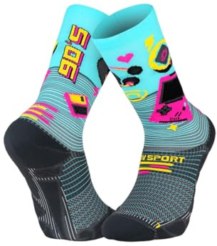 BV Sport Chaussettes Run Marathon High Générations 90s Collection, Unisexe-Adulte, Muticolor, 36-38