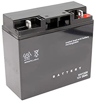 SECURA Gel-Batterie 12V 20Ah kompatibel mit Sabo 102-17H Rasentraktor