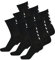 hummel Unisex Fundamental Sportsocken - 12er Pack I Schwarz 41/45