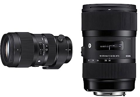 SIGMA 693955 - Objetivo SIGMA 50-100mm F1.8 DC HSM Art para Nikon, Color Negro & LH730-06 - Objetivo para cámaras Nikon (18-35mm, f/1.8, DC HSM, 72 mm), Color Negro