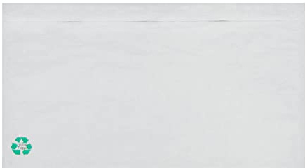 Bolsas Portadocumentos de Papel Transparente para Enviar Paquetes con Autocierre Adhesivo Fácil y Resistente. Bolsas sin Impresión para Embalaje de Correo y Envíos Seguros (100 UDS, 240 x 135 mm)