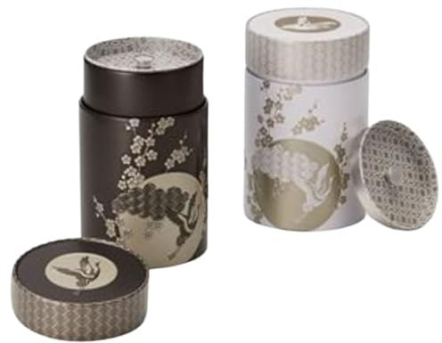 Cha Cult teemando® Dose Komorebi, 150 g rund, mit Aromaverschluss, 2-fach sortiert H 11,7 cm, Ø 7,5 cm