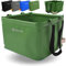 BERGTIGER® Faltschüssel Camping 18L / 21L mit EXTRA GRIFF I Faltbare Outdoor Spülschüssel & Spülwanne I Waschschüssel faltbar zum Abwaschen I robustes Camping Zubehör (Olivegrün/Khaki - 21 Liter)