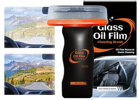 Oljefilm Rengöringsborste För Bilglas Regnsäker Emulsionsbeläggningsskiva | Bilglas Oljefilm Rengöringsborste För Rengöring För Att Förbättra Klarhet Och Synbarhet För Säker