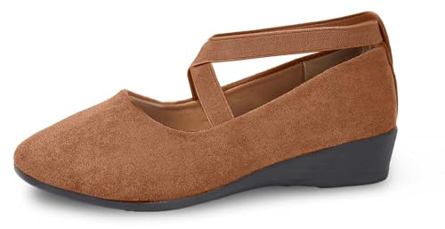 Générique Chaussures Décontractées Élastiques en Unicolore pour Femmes Confortables Enfiler
