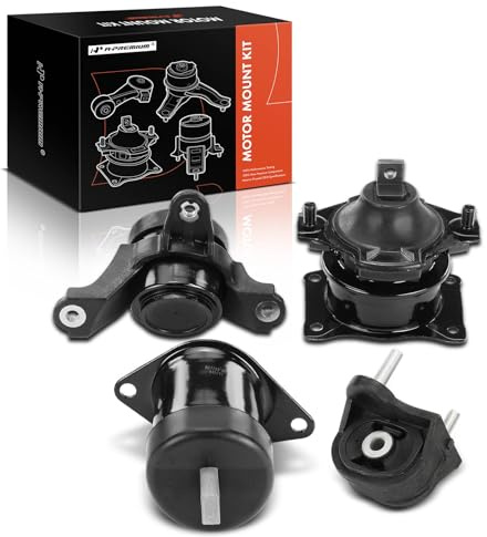A-Premium Engine Motor Mount and Transmission Mount Kit Compatible with Acura TL 2009-2011 3.5L 3.7L, TL 2012-2014 3.7L, Automatic Transmission, 4-PC Set, Replace# 50870TA0A12