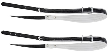 NOLITOY Premium Akkordeonriemen für 60-96-120 Bass mit Verstellbarer Länge Leder Waschbar Flexibel für Outdoor Auftritte Robustes Weißes Akkordeonzubehör