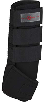 Fesselkopfgamasche Synthese- kautschuk, schw., WB,4er-Set