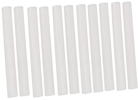 SHINEOFI Lot De 50 De Colle Thermofusible – Bandes Blanches Transparentes Pour Mini-colle Adhésif Puissant Pour Bois Métal Verre Carton Papier Etc Haute Résistance Et