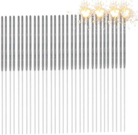 200x Wunderkerzen - Sternspritzer 17 cm - Silvester - Dekoration - Party - Geburtstag - Hochzeit - für Klein & Groß