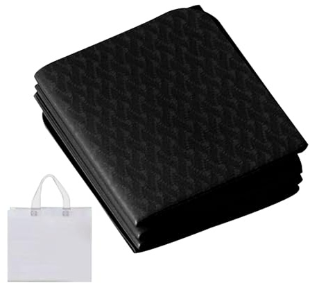 Alfombra de Yoga Plegable para Viaje - Tapete Antideslizante para Fitness de 6 mm,Colchoneta Ligera de Yoga Plegable con Bolsa de Almacenamiento para Viajes Casa Exteriores Estudio Entrenamiento - Par