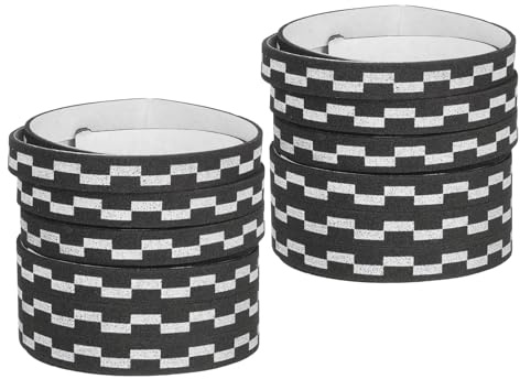 GOOHOCHY Lot de 20 Bandes Adhésives Noires de Protection pour Bords de Raquette de Tennis de Table, Bande Protège-Bord Légère et Solide, Accessoire Compatible pour Joueurs Professionnels