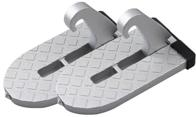 Fácil acceso a los pies del techo, portaequipajes plegable para automóvil, rompevidrios, martillo de seguridad, gancho para pedal estribo vehículo pedal pie(R)