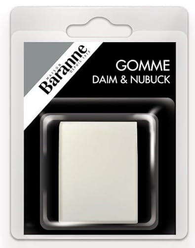 Baranne - Gomme Nettoyante Chaussures | Daim & Nubuck | Efface Tâches & Traces | Entretien Cuirs & Accessoires