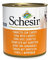 Schesir Dog Thunfisch mit Karotte, Hundefutter nass, 16 Dosen x 285 g
