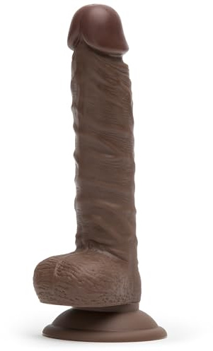 Lovehoney Lifelike Lover Realistic Dildo G-Spot Sex Toy for Couples, Brown