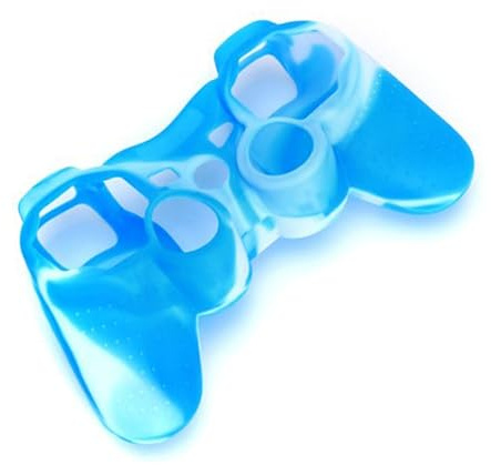 LABRIMP Protection Design Antidérapant en Silicone Solide Bleu pour Manette de Jeu et Couverture pour Jeu Confortable