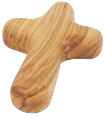 wellhouse Olive Handheld Prayer Cross Clinging Comfort Cross For Praying Religious Gift