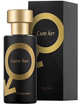 Lure Her Parfüm Herren Pheromon-Parfumm Spray, Golden Lure Pheromone Perfume, Lang anhaltende Pheromone Parfüm, Die Geheimwaffe für Unwiderstehliche Anziehungskraft (Männer)