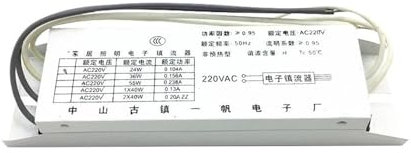 RTRCAGAKM Ballast électronique Universel for Tube H 2G11 24 W 36 W 40 W 55 W Redresseur de Lampe Fluorescente AC220 V 1 Sortie(36-55W Universal)
