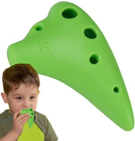 Vessel Flute Whistle Music Instrument Portable Collectible Easy To Learn | Resin for Kids Adults Beginners Kids Musical Enlightenment