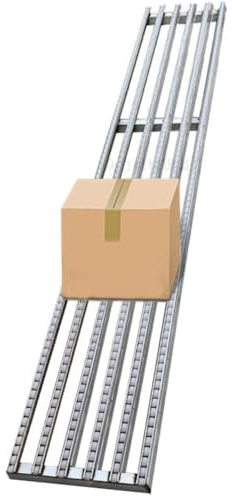 Portable Light-Duty Roller Conveyor Stand - 40cm Wide x 300cm Long, Splicable ABS Plastic Slides & Unloading Pulley for Efficient Material Handling & Transport Boxes