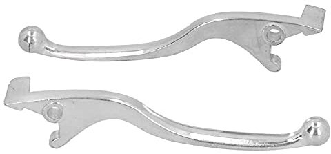 Bremshebel, Paar Bremsgriffe Hebel 0,3 Zoll Montageloch Silber Ersatz für Moped ATV