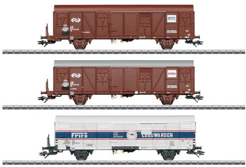 Märklin 47316 H0 3er-Set Güterwagen GBS 14m FA. Frico der NS, divers