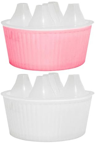 POPETPOP 2pièces Pots Hydroponiques Jardinière pour Tulipes Orchidées avec Drainage Pots De Pépinière Intérieur pour Plantes Bureau Jardin