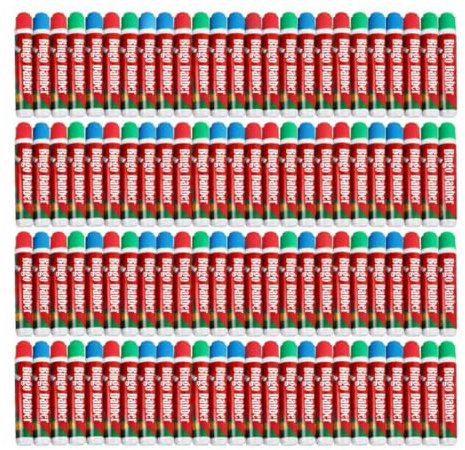 Sixstore Set di 144 pennarelli per bingo dabber, non gocciolano, per giocare a bingo, biglietti per volantini, lotto, giochi