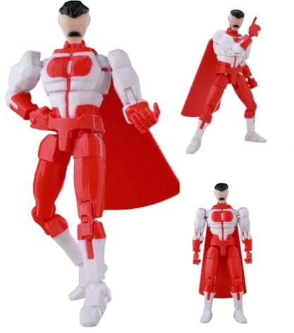 Jilijia figurina di azione Omni-Man Nolan Grayson 13,5 cm, stampata in 3D, completamente articolabile, modello, figurina da collezione, esposizione da scrivania, decorazione, regalo per fan di anime