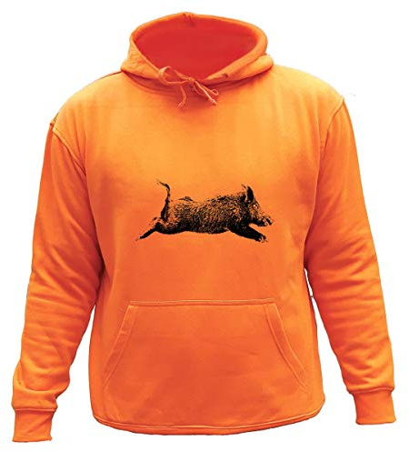 AtooDog Pull Sweat de Chasse, Sanglier Qui Court ($SUSSCO305-M)