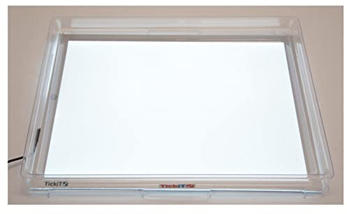 TickiT 72048 Light Panel Cover Tray - Clear A2 Plastic Cover