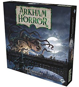 Fantasy Flight Games, Arkham Horror 3. Edition – Mitternacht, Erweiterung, Expertenspiel, Strategiespiel, 1-6 Spieler, Ab 14+ Jahren, 120+ Minuten, Deutsch, Mehrfarbig, Bunt