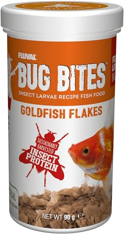 Fluval Bug Bites Goldfish Flakes Fish Food 90 g