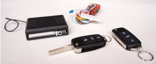 J/J Kit Chiusura Centralizzata Centralina Universale 2 Telecomandi con Lame 4x6