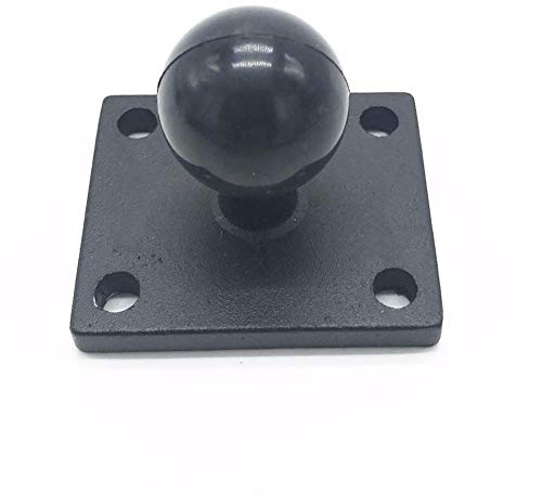 KBREE Aluminium-Vierkant-Montagebasis mit 1 Zoll (25 mm) Bubber Ball, kompatibel mit Ram-Halterungen für Gorpo für DSLR für Garmin-Kamerazubehör
